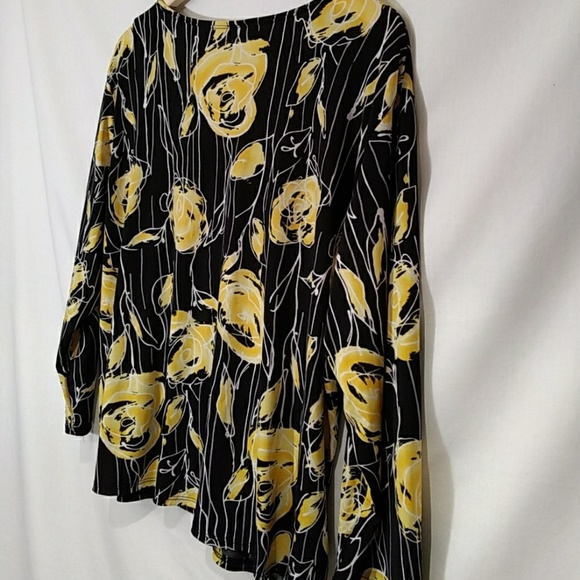 KC Stevens Women's Knit Top long sleeve size 2X - Picture 6 of 8